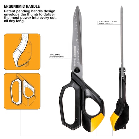Toughbuilt 11 in Pro Grip Shears TB-H4-70-11